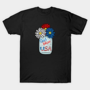 God Bless the USA (small design) T-Shirt